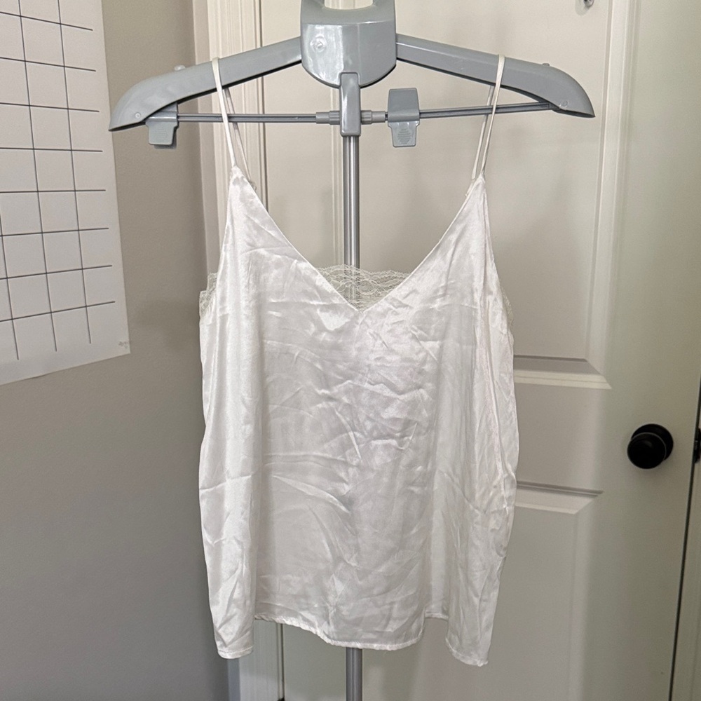 Nasty Gal Sweewe Elegant White Camisole